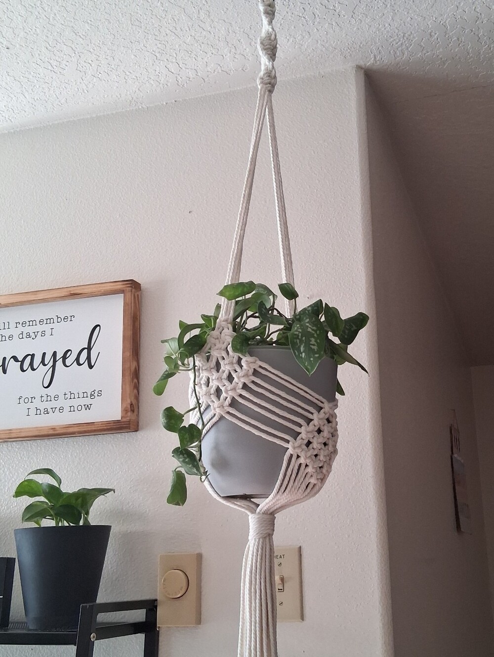 Handmade Macrame plant Holder